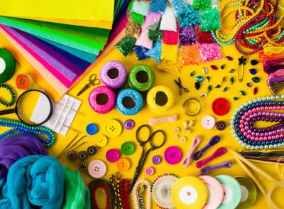 Crafting Image Stock Photo
